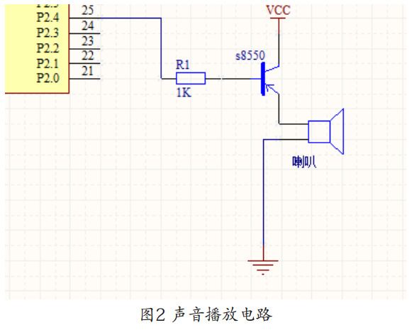 图 2 声音播放电路