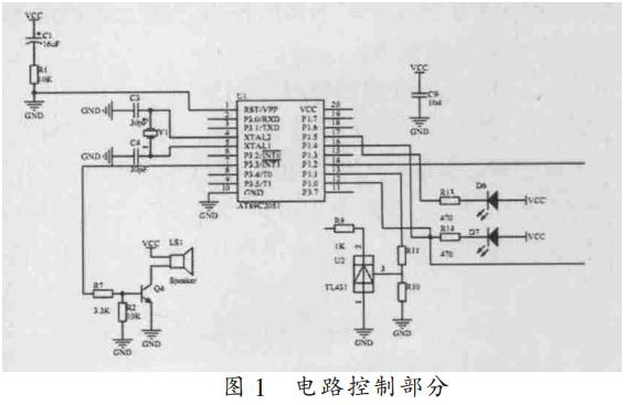 图 1 充电器电路控制部分